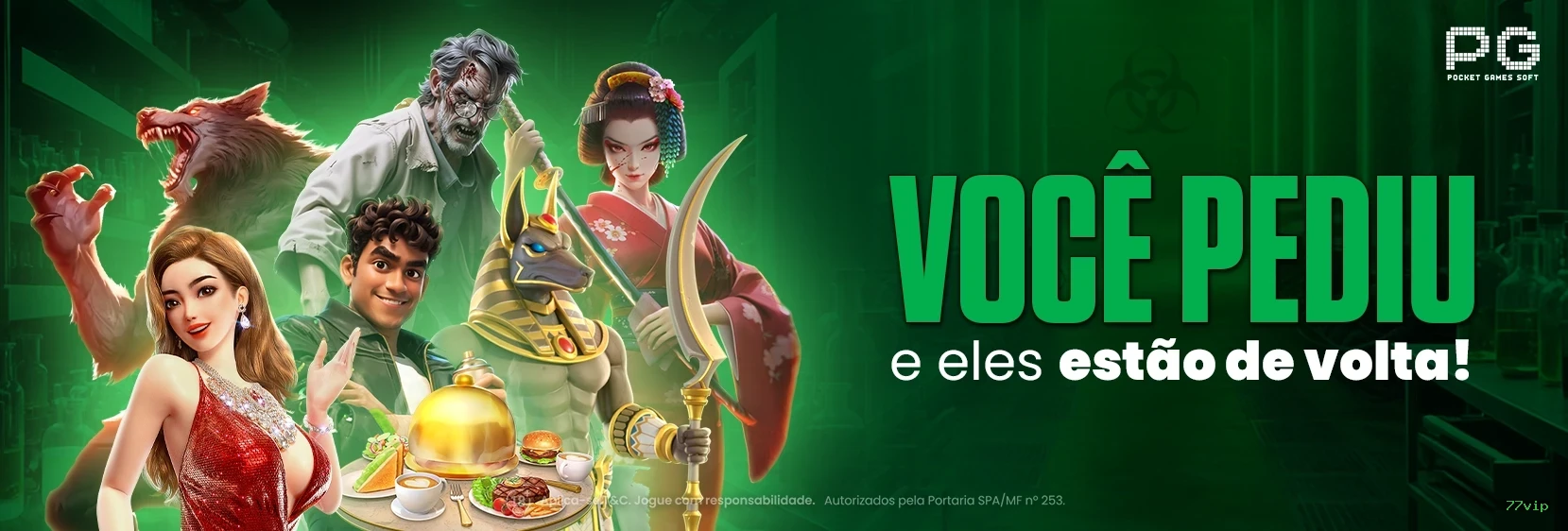 Bônus boas-vindas 77vip R$100